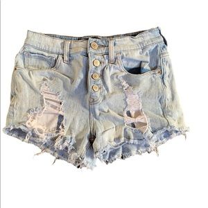 Express high rise jean shorts size 2